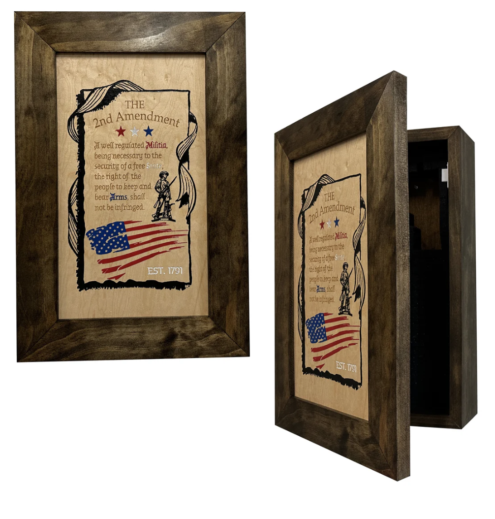 Bellewood Designs 2nd Amendment Hidden Gun Cabinet